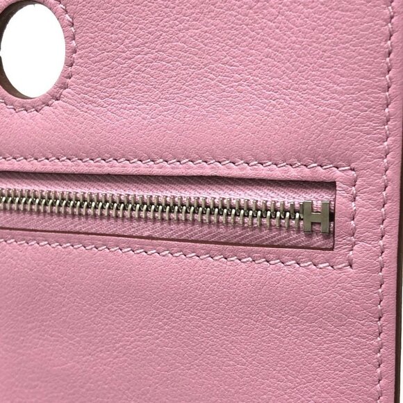 HERMES Birkin bag pocket external bag Pouch Swift pink - Picture 7 of 10